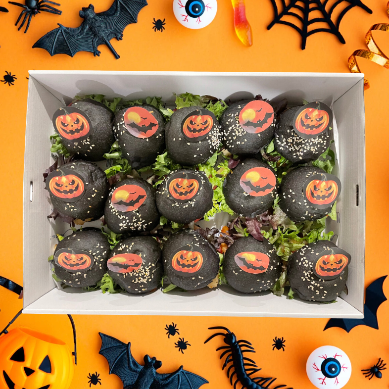 Halloween Mini Sliders Platter